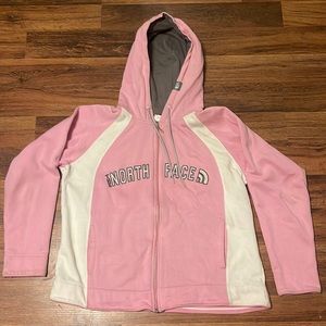 The North Face zip up hoodie ladies sz XL
